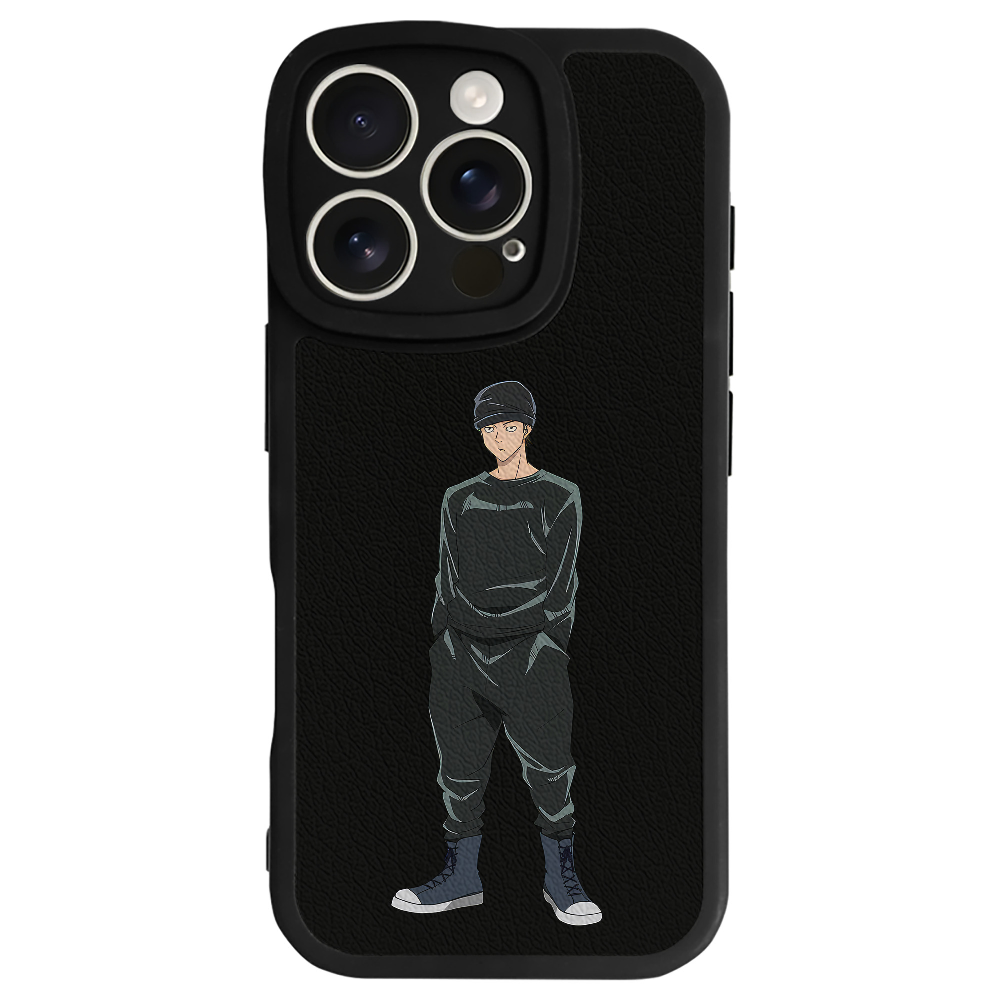 （画像用） 呪術廻戦 Jujutsu Kaisen 【iPhone 16シリーズ対応】シリコンスマホケース（レザー調） 材質：シリコン